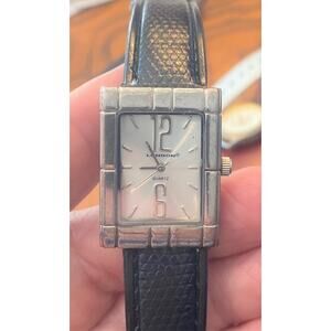 Women's 25mm Silver Tone London Quartz Watch, White Band